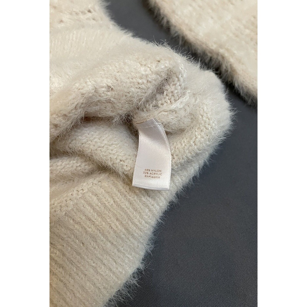 LC Lauren Conrad Sweater Women's XS Fuzzy Soft Long Sleeve in Light Pink - Picture 7 of 13